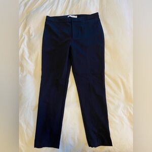 Mango Navy Straight Leg Pant NWOT